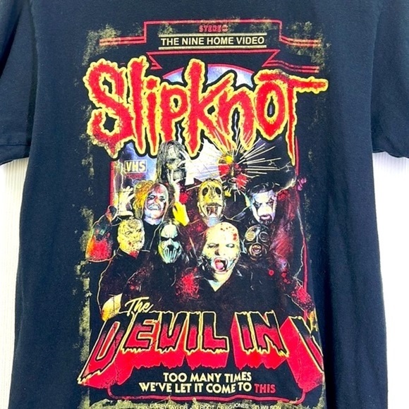 SlipKnot - The Devil In One SlipKnot Graphic Metal Short Sleeve T Shirt Medium - Picture 7 of 10